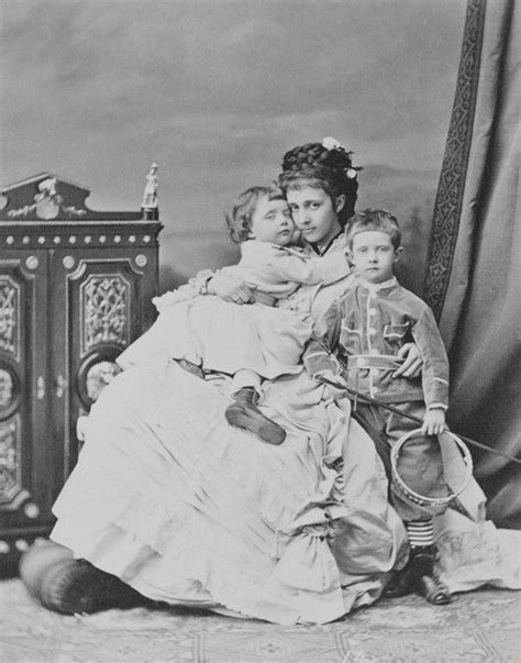 AC Infanta Maria José of Portugal Duchess in Bavaria with the two