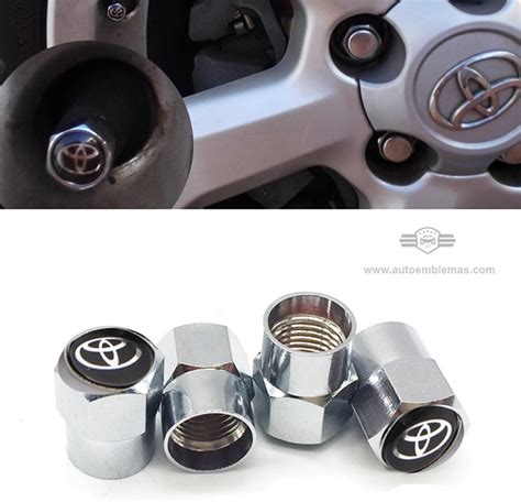 4 X Tapones Para Rueda Coche Toyota