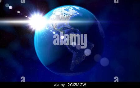 Stylized Earth Globe Pacific View With Grey Continents Stock Photo Alamy