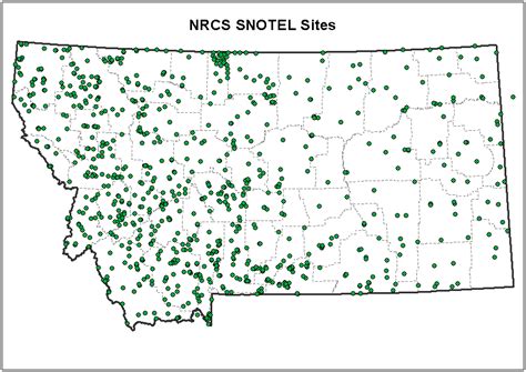 Browse Graphic File Description Montana Nrcs Snotel Sites Map