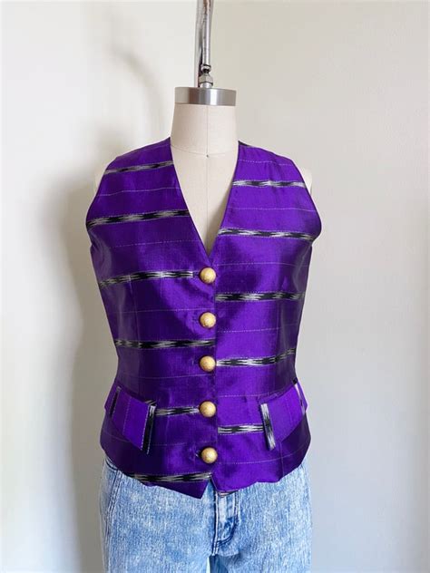 Vintage Purple Silk Gem