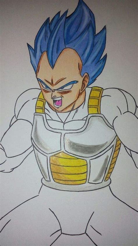 Dibujando A Vegueta Sjj Blue Dragon Ball Espa Ol Amino