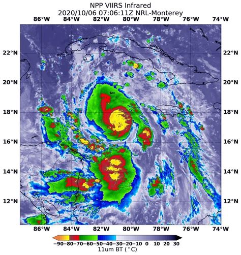 Nasa Noaa Satellite Finds Hurricane Delta Rapidly Intensifying