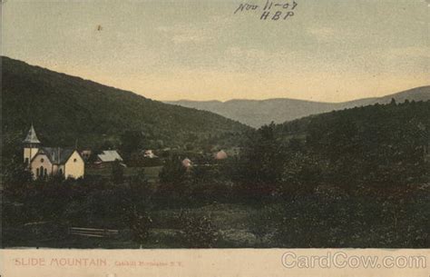 Slide Mountain Catskill Mountains Shandaken Ny Postcard