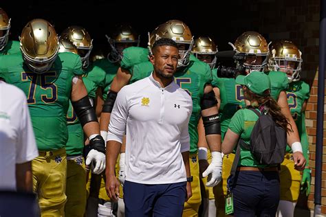 Notre Dame Marcus Freeman Ready For Las Vegas Shamrock Series Game