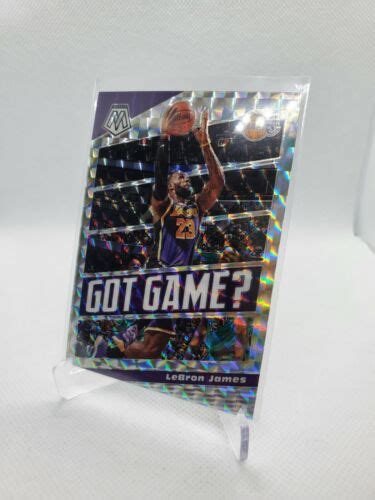 Lebron James Panini Mosaic Got Game Silver Prizm A