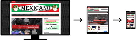 El Mexicano Website Header Spinning Globe – Web & Design Services of Fort Wayne