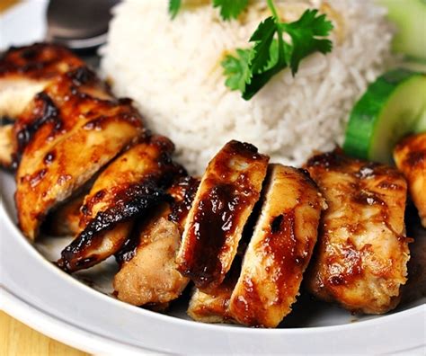 Hoisin Sauce And Five Spice Grilled Chicken Rice Inspired By Malaysian Roast Chicken Rice Fuss