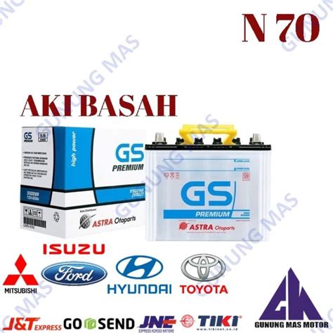 Jual Aki Mobil N Batre Battery Accu Basah N Baterai Gs Premium