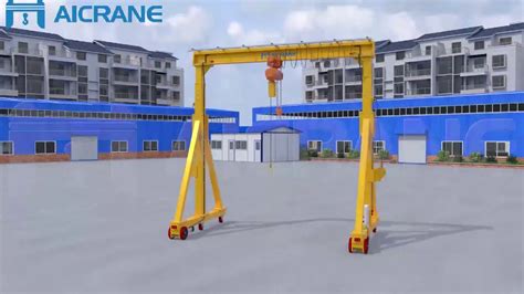 Trackless Moving Gantry Crane YouTube