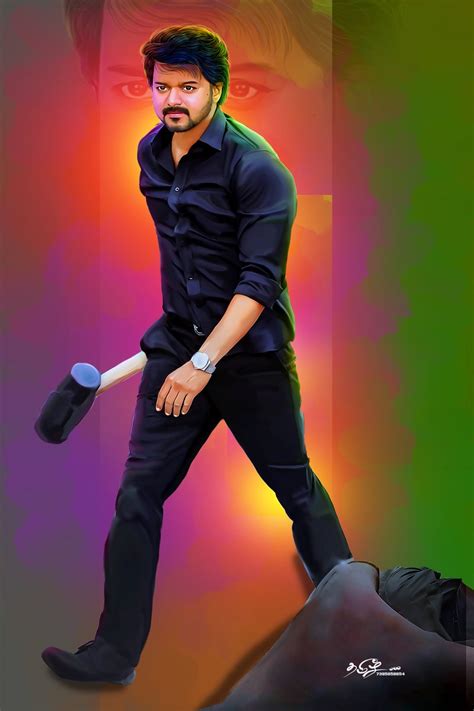 Vijay Hd On Twitter Thalapathy Varisu Digital Art By