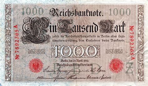 Mark Reichsbanknote Kaufen Auf Ricardo