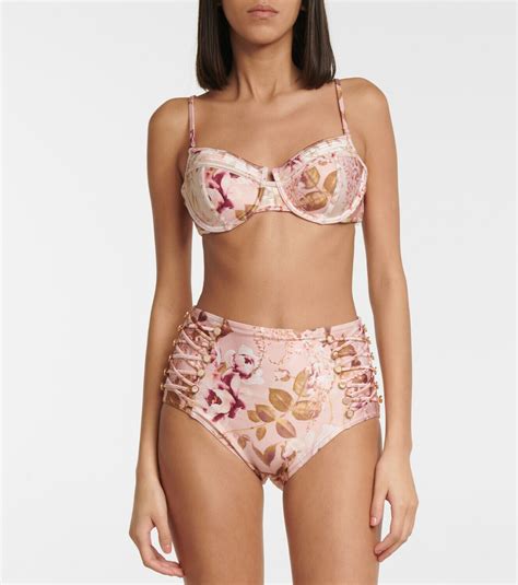 Zimmermann Rosa Balconette Bikini Top Zimmermann