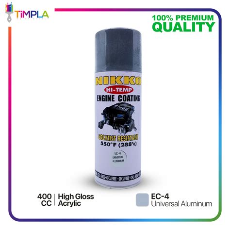 Nikko Spray All Purpose Quick Drying Hi Temp Engine Coating Solvent