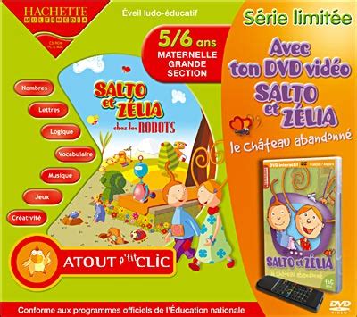 Coffret Salto Z Lia Chez Les Robots Dvd Interactif Salto Et Z Lia