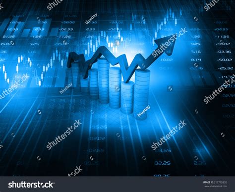 Stock Market Graph Stock Illustration 217715320 Shutterstock