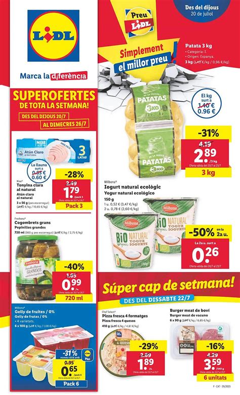 Folleto Lidl Disponible Hasta El De Julio De