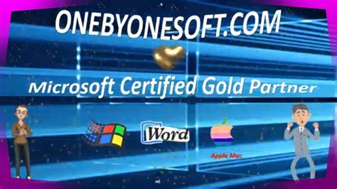 Onebyonesoft A Microsoft Certified Gold Partner YouTube