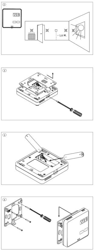 Roth Minishunt Plus Wireless Room Thermostat Installation Guide