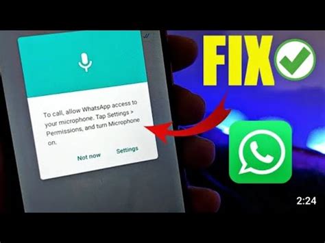 To Video Call Allow Whatsapp Access To Your Microphone Whats App