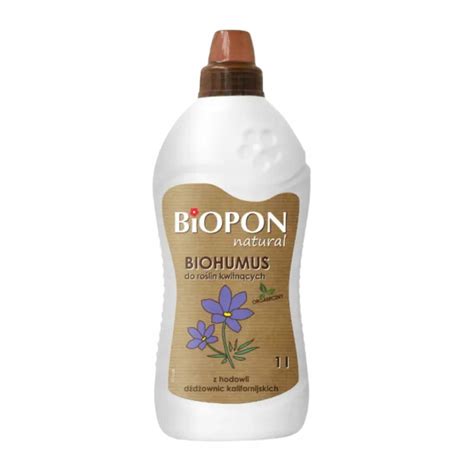 Biopon Natural Naw Z Biohumus Do Ro Lin Kwitn Cych L Dom Balkon Ogr D