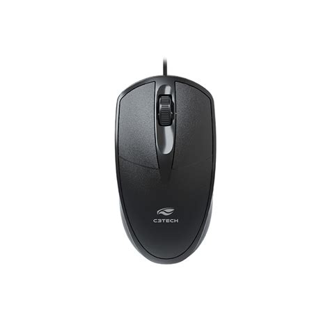 MOUSE ÓPTICO USB MS 31BK 1000DPI PRETO C3TECH