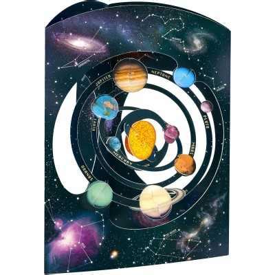 Solar System Biglietto D Auguri Swing Card Santoro D Pop Up