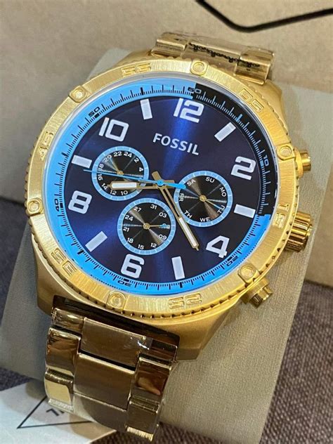 Original Fossil Broxx Gold Watch For Men Mens Fashion Watches And Accessories Watches On Carousell