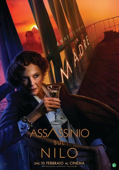 Assassinio Sul Nilo Annette Bening Nel Character Poster Del Film