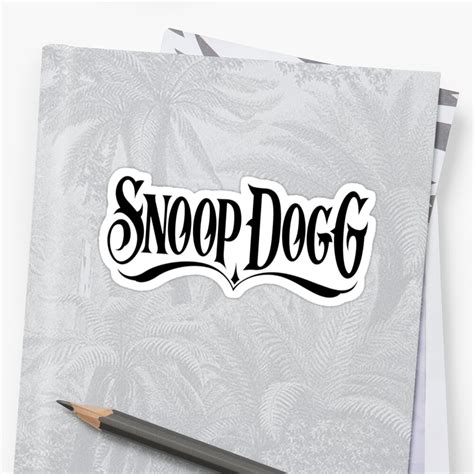 "Snoop Dogg logo" Stickers by Manu9King | Redbubble