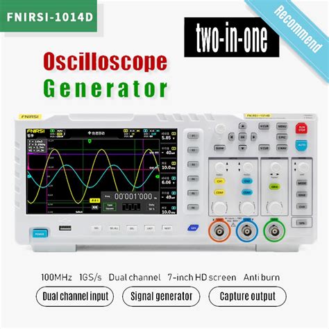 Fnirsi D Mhz Digital Oscilloscope In Dual Channel Input