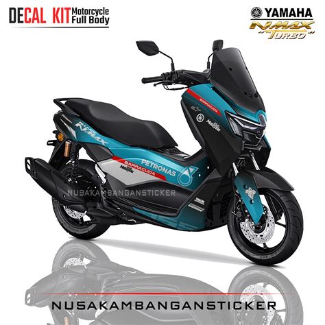 Decal Kit Sticker New Nmax Turbo Petronas Fullbody Nusakambangan Sticker