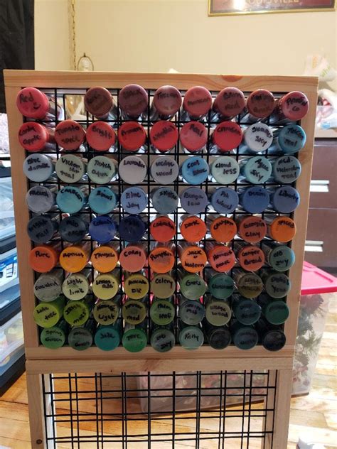 Craft Paint Storage Acrylic Paint Organizer Craft Paint Etsy