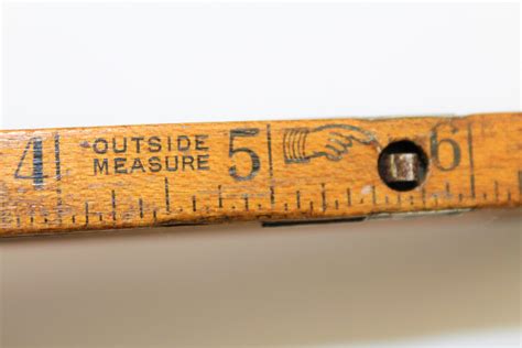 Antique 1920s Interlox Master Slide Rule Collectible Wood Rule