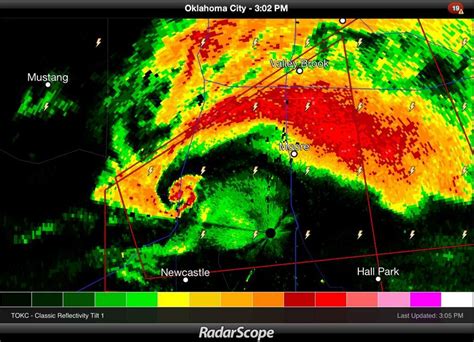 Severe storms raking Oklahoma, could move south into Texas later - Weather