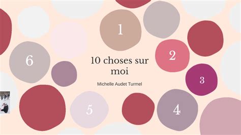 Choses Sur Moi By Michelle Audet Turmel On Prezi