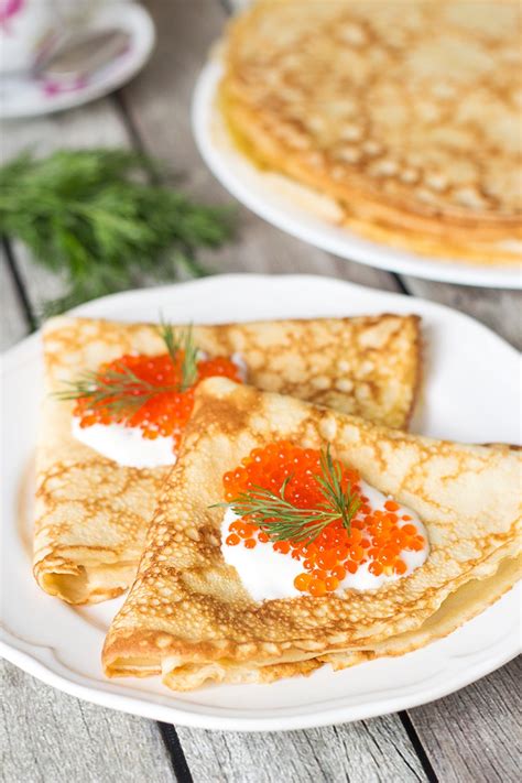 Blini Russian Food