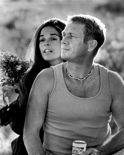 Elle On Instagram “couple De Légende Ali Macgraw And Steve Mcqueen Lost