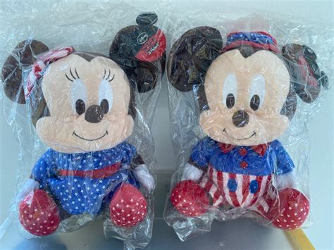 Mickey and Minnie Plush, Hobbies & Toys, Toys & Games on Carousell