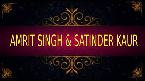 LIVE SHAGUN JAGGO CEREMONY AMRIT SINGH WEDS SATINDER KAUR