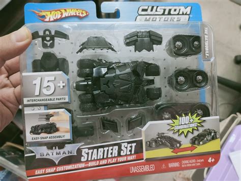 Mattel Hot Wheels Custom Motors Batman Batmobile Tumbler Toys Games