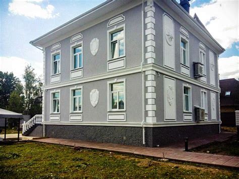 Декор фасада частного дома (45 фото) - фото - картинки и рисунки ...