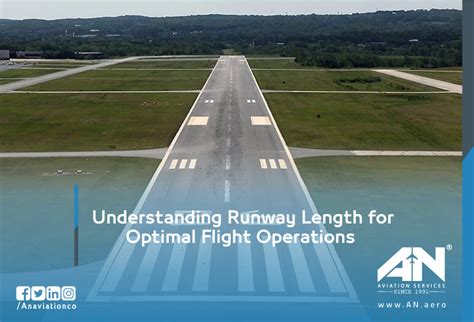 Airport runway length prepared for the landing and takeoff of aircraft