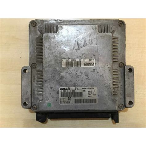 ECU BOSCH EDC15C2 5 3 0281010262 PEUGEOT 607 I Z8 2 2 HDI 98KW 133CV