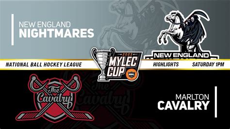 Nbhl Women S Mylec Cup New England Nightmares Vs Marlton Cavalry