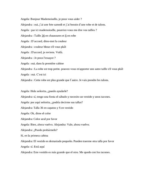 Dialogo Entre Vendedor Y Cliente