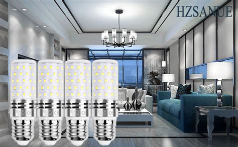 HZSANUE E27 LED Mais Lampen 12W 6000K Tageslichtweiß 1350Lm Edison