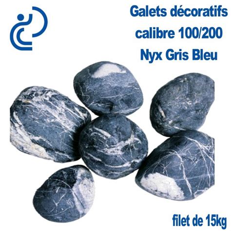 Galet Nyx Gris Bleu En Filet De Kg