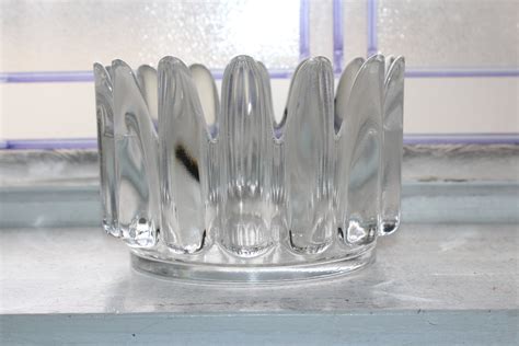 Orrefors Crystal Princess Bowl Vintage 1970s