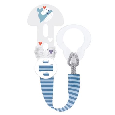 Mam Pacifier Band Clip It Whale Babyartikelde